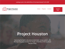 Tablet Screenshot of projecthoustoncdc.org